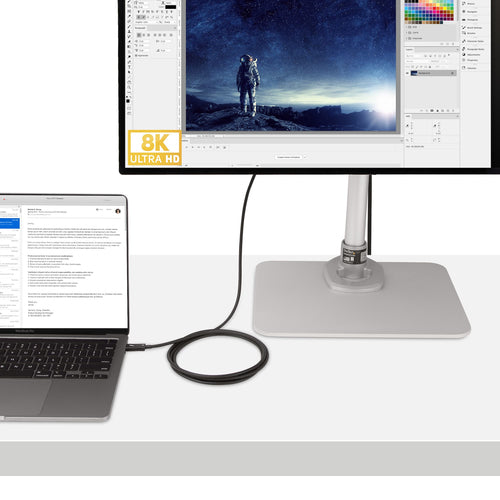 Thunderbolt Cable StarTech.com A40G2MB-TB4-CABLE 40Gbps 100W Power Delivery 4K/8K - A40G2MB-TB4-CABLE