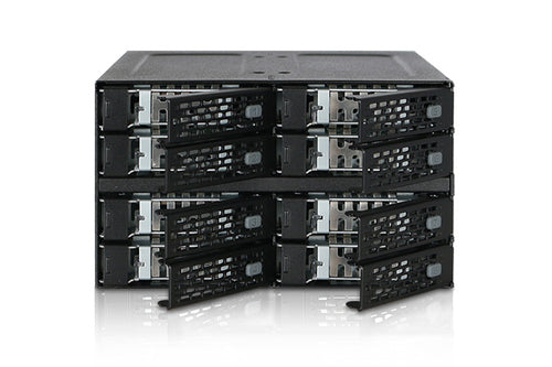 Icy Dock MB508SP-B drive bay panel