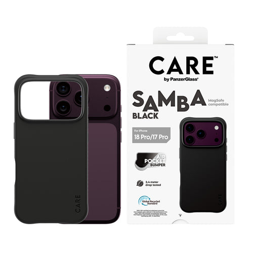 PanzerGlass CARE™ by ® Samba Case Black w. MagSafe iPhone 18 Pro | 17 Pro mobile phone case