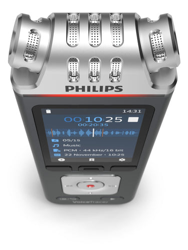 Philips VoiceTracer Digital Voice Recorder 50-20000 Hz Compact Design