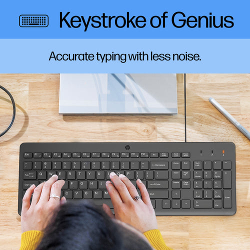 HP 150 Wired Mouse and Combination keyboard