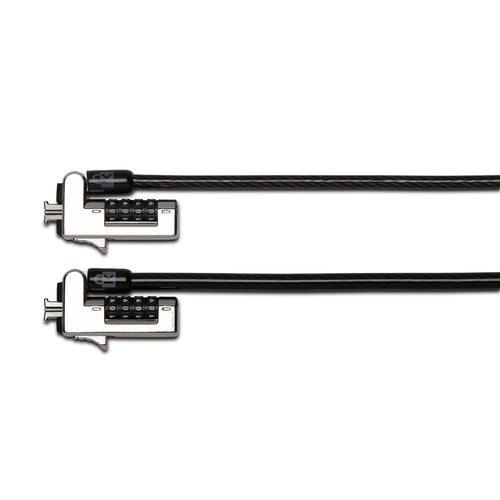 Kensington Slim Combination Ultra Cable Lock 1.8m Black Metallic Security