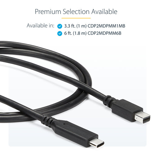 Video Cable Adapter StarTech.com CDP2MDPMM6B 4K 60Hz USB-C to Mini DisplayPort 1.8m - CDP2MDPMM6B