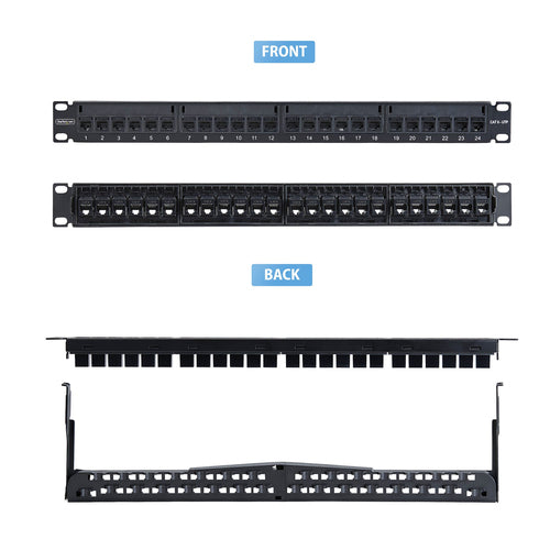 StarTech.com C6PANELUTP241UFT patch panel
