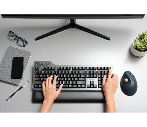 Mechanical Wired & Wireless Keyboard Kensington MK7500F QWERTY LED Aluminium Black
