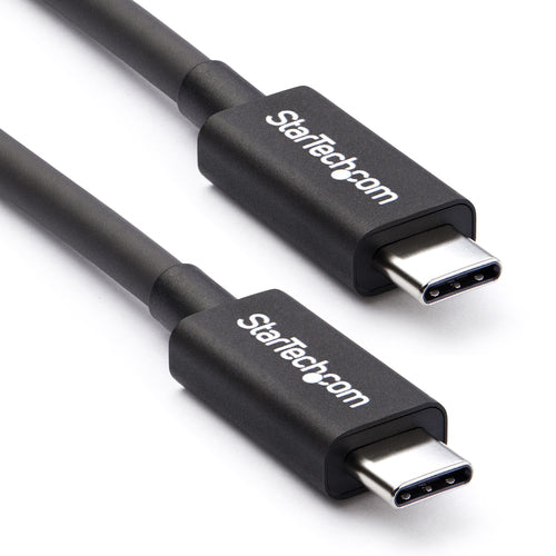 Thunderbolt 3 USB-C Cable 0.5m 40Gbps Black Male-Male