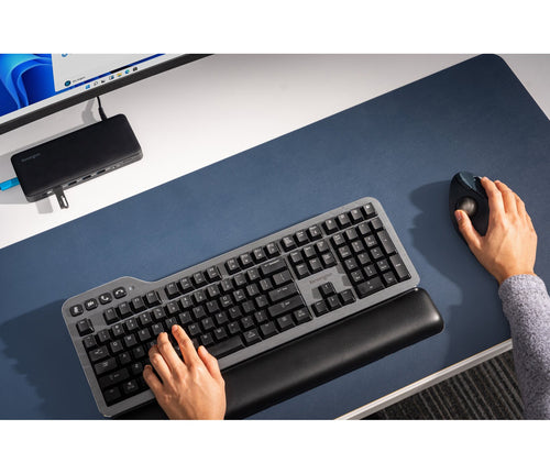 Mechanical Wired & Wireless Keyboard Kensington MK7500F QWERTY LED Aluminium Black