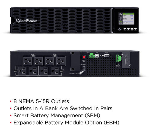 CyberPower OL750RTHD uninterruptible power supply (UPS)
