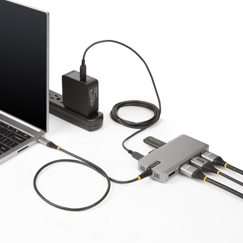 Laptop Dock StarTech.com 117B-USBC-MULTIPORT Dual 4K 60Hz HDMI USB-C 3-Port Hub - 117B-USBC-MULTIPORT