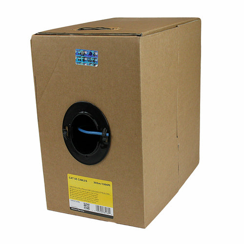 Ethernet Cable StarTech.com WIR5ECMPBL 1000 ft Cat 5e Solid Plenum CMP