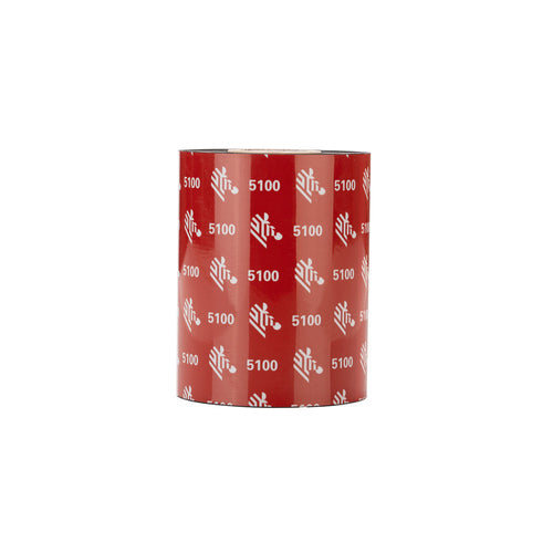 Thermal Ribbon Zebra 5100 Resin 450m 8.9cm 6-pack Black - 05100BK08945