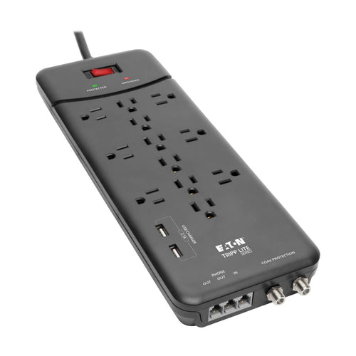 Tripp Lite TLP128TTUSBB surge protector