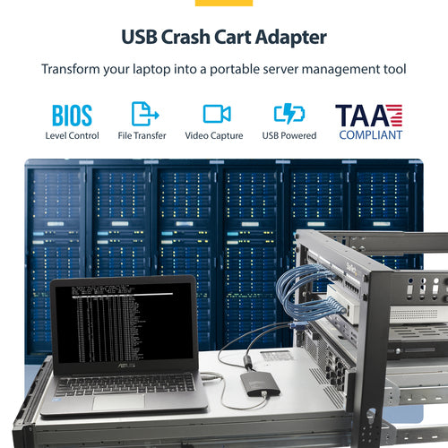 KVM Switch StarTech.com NOTECONS02 Full HD 1920x1200 USB Adapter