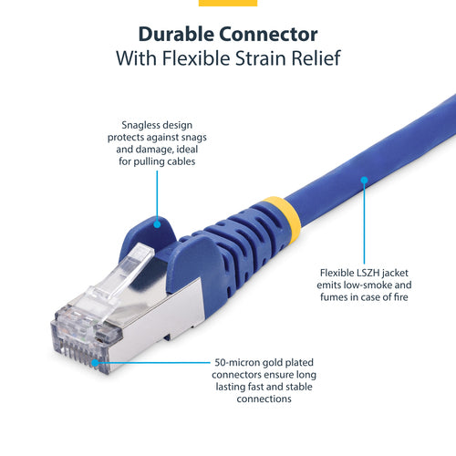StarTech.com NLBL-3F-CAT8-PATCH networking cable