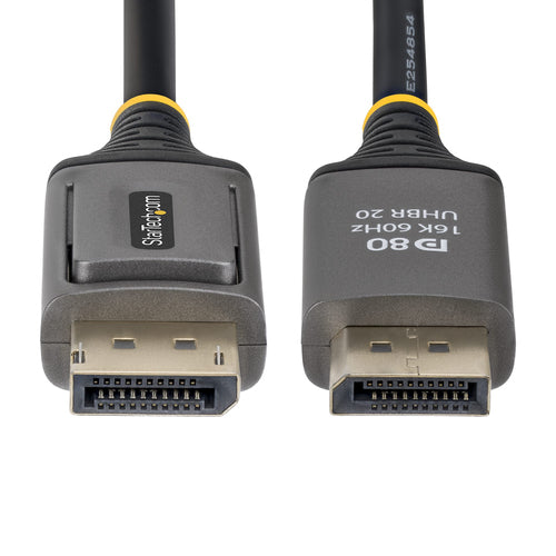 DisplayPort Cable StarTech.com DP21V 2m 10K/8K 60Hz DP80 VESA Certified - DP21V-2M-DP80-CABLE