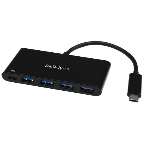 USB Hub StarTech.com HB30C4AFPD 4-Port USB 3.0 60W PD Black - HB30C4AFPD