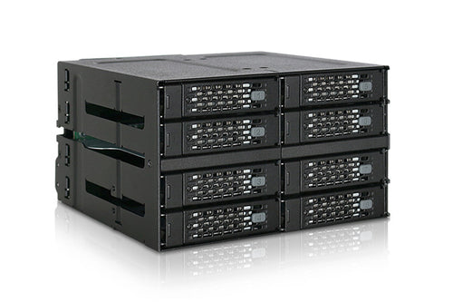 Icy Dock MB508SP-B drive bay panel
