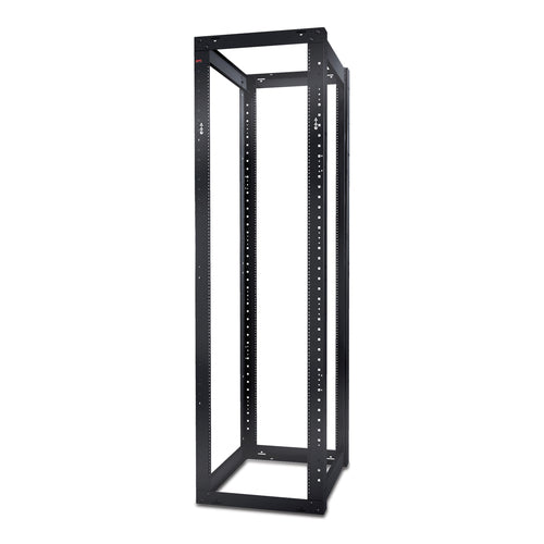 APC NetShelter AR204A 44U Rack Frame - 4 Post Open Frame, Black, 12-24 Threaded Holes