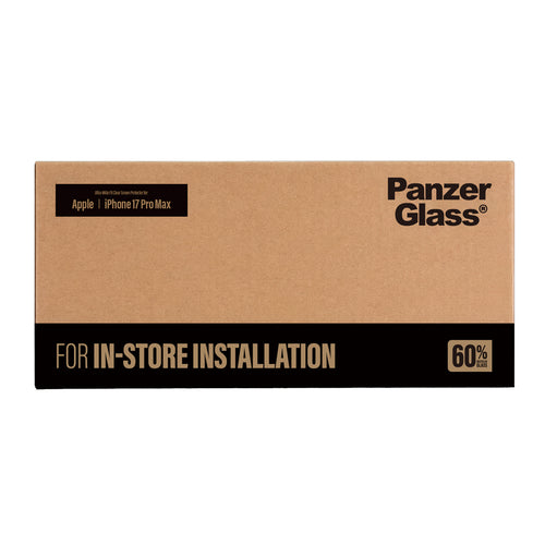 PanzerGlass ® Screen Protector iPhone 18 Pro Max | 17 Pro Max | Ultra-Wide Fit for FASTFIT Installation Machine | 10 pcs
