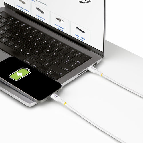 USB Cable StarTech.com USB2EPR2MW 2m USB-C 240W PD EPR Data Transfer TPE Jacket - USB2EPR2MW