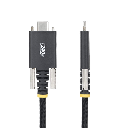 USB-C Charging Cable 240W 5A PD EPR Side Screw Locking 2m