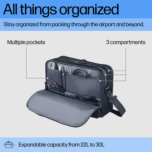 HP Travel Plus 22 Liter 16 Laptop Bag