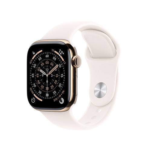 Apple Watch Series 11 GPS + Cellular 46mm Gold Titanium - 64GB Smartwatch