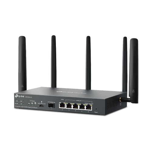 Wireless Router TP-Link Omada ER706W-4G 4G+ Cat6 AX3000 Dual-Band Wi-Fi 6 Desktop - ER706W-4G