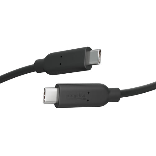 USB Cable Plugable Technologies USBC-C100 10Gbps 5A USB-IF Certified 3.3 Feet