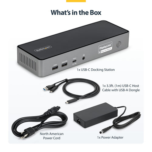 USB 3.2 Gen 2 Type-C Laptop Dock StarTech.com DK30C2DPEPRN 10Gbps
