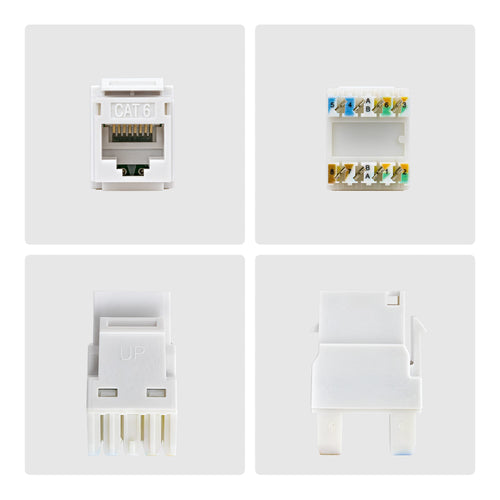 StarTech.com C6KEY110180WH24PK keystone module