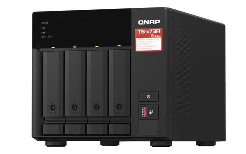 NAS QNAP TS-473A Ryzen Embedded V1500B 8GB DDR4 Tower - TS-473A-8G