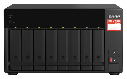 NAS Tower QNAP TS-873A Ryzen V1500B 8GB DDR4 Storage