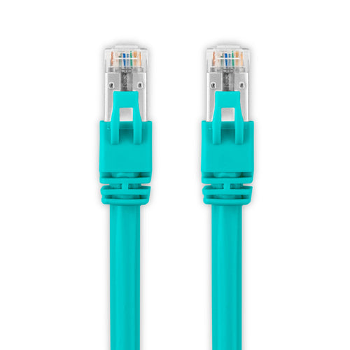 Cat6a Networking Cable Rocstor Y10C596-AQ 1.8m S/UTP RJ-45 Aqua