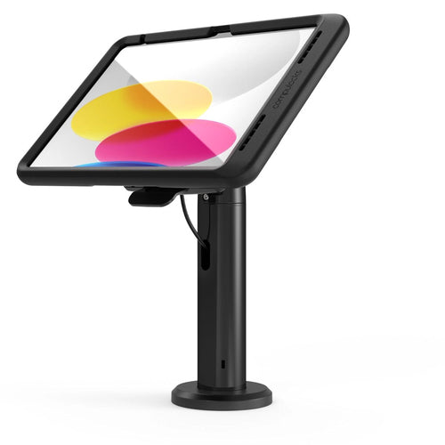 Compulocks iPad 10.9" (10th Gen) PowerMove Tilting Stand - Tablet Security Enclosure - Black