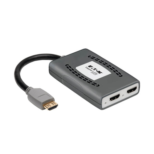 HDMI Splitter Tripp Lite B118-002-HDR-V2 4K 60Hz 2-Port USB Powered Metal