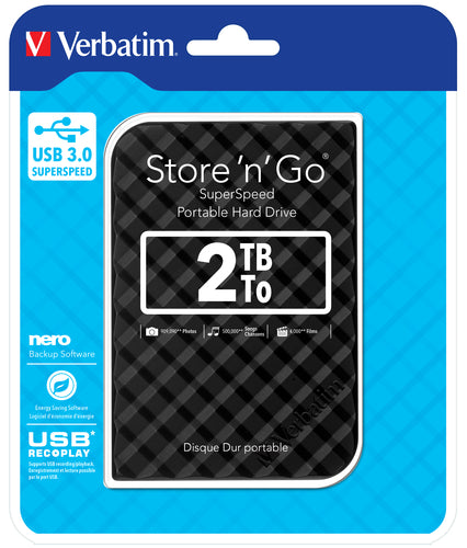 Verbatim Store 'n' Go external hard drive