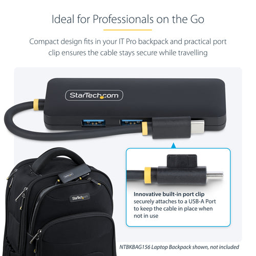 USB-C Hub StarTech.com H5C4A 4-Port USB-A 5Gbps Travel Compact