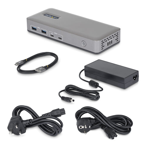 USB-C Docking Station StarTech.com 201UE 4K 100W 1GbE Dual-Monitor - 201UE-USBC-DOCK