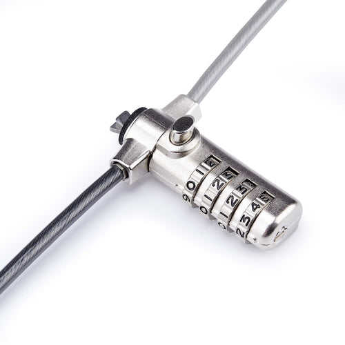 Cable Lock StarTech.com SNBLC4D-LAPTOP-LOCK 5ft (1.5m) Cut-Resistant Steel Combo Lock - SNBLC4D-LAPTOP-LOCK