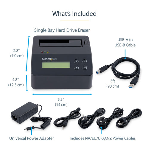 StarTech.com SDOCK1EU3P data storage device part/accessory