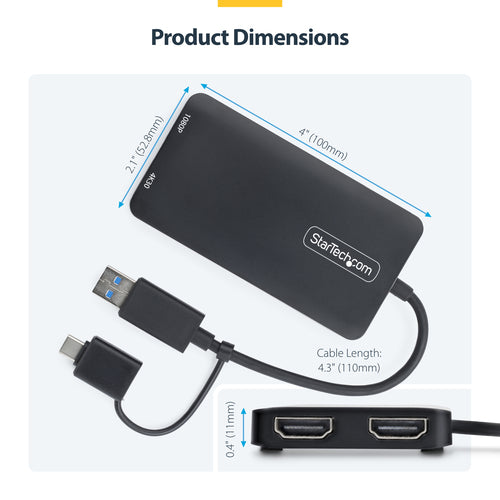 StarTech.com 107B-USB-HDMI USB graphics adapter