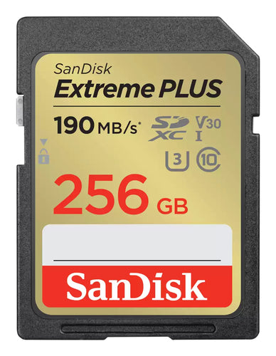 SD Card SanDisk SDSDXW2-256G-GNCIN 256GB SDXC Class 10 190MB/s - SDSDXWV-256G-GNCIN