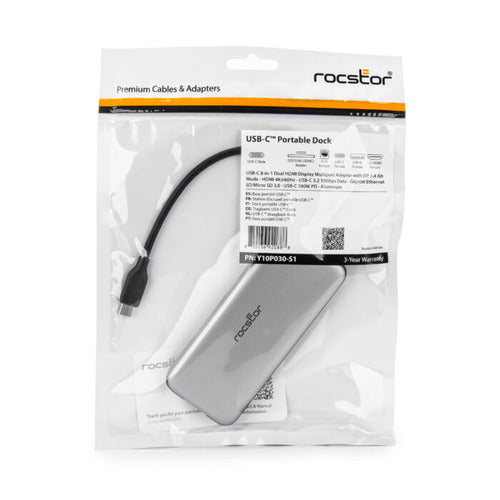 Rocstor Y10P030-S1 laptop dock/port replicator