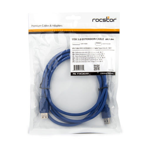 Rocstor Y10C262-BL1 USB cable