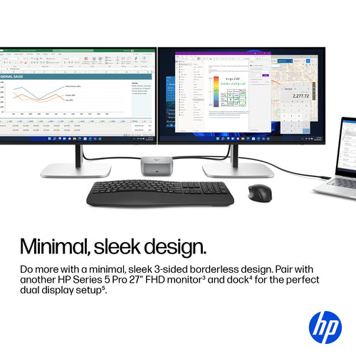 HP Series 5 Pro 527pf computer monitor