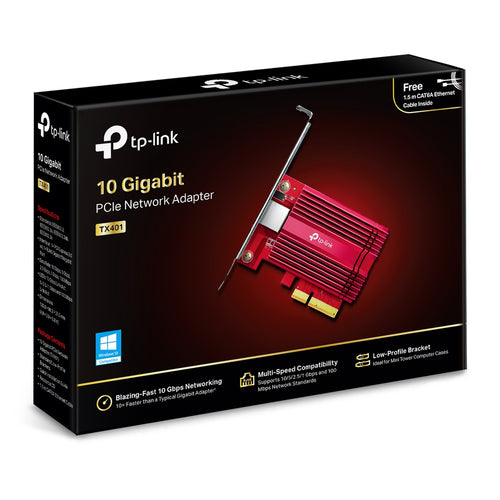 Ethernet Network Card TP-Link TX401 10Gbps PCI Express Wired