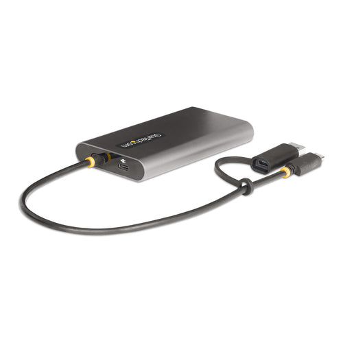 USB-C to Dual HDMI Adapter 4K 60Hz 100W Power Delivery StarTech.com