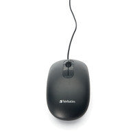 Verbatim Wired Full-Size Keyboard with Mouse USB QWERTY Black