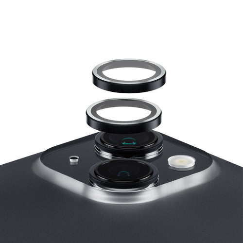 PanzerGlass ® Hoops® Camera Lens Protector Black iPhone 15 | 15 Plus